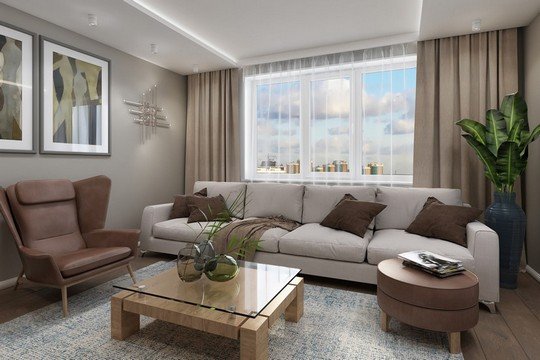 Дизайн квартиры дома серии ПТ - LUXER Design