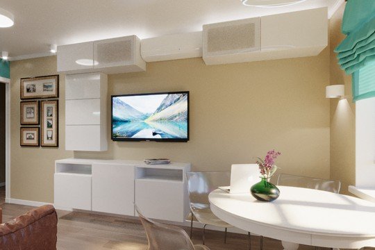 Дизайн-проект 2-х комнатной квартиры